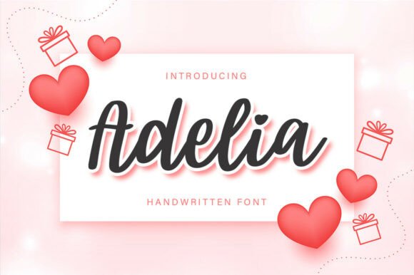 Adelia Script: The Handwritten Font for Heartfelt Design