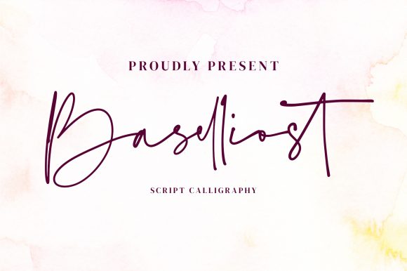 Baselliost Handwritten Script: A Designer's Take on This Elegant Typeface