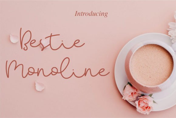 Bestie Monoline Script: A Creative Font for Modern Projects