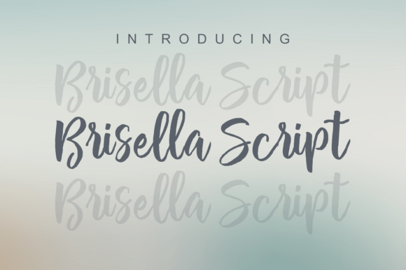 Brisella Script: Crafting Personal and Classy Designs