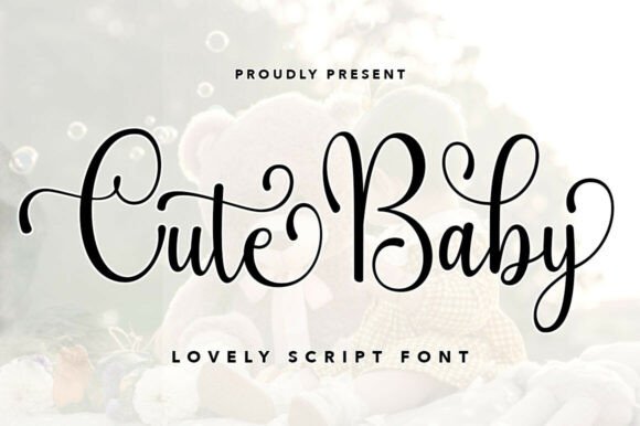 Cute Baby Script: A Modern Elegant Script Font for Refined Designs