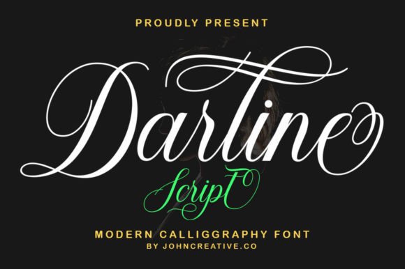Darline Script: Handwritten Charm for Confident Design
