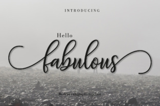 Fabulous Script: The Modern Script Font for Personal Projects