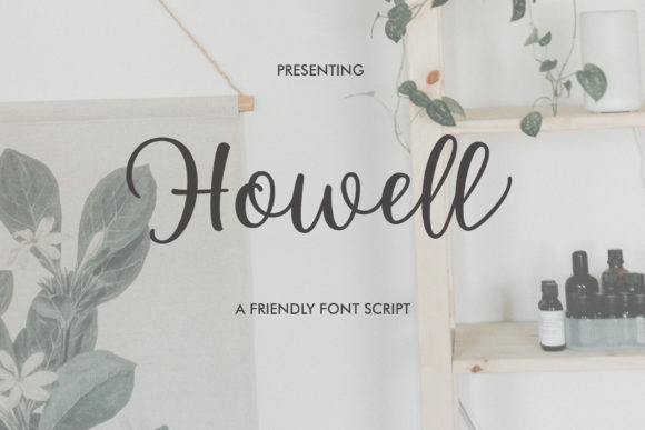 Howell Script: A Creative Font for Modern Branding