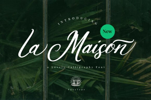 La Maison Script: A Creative Font for Elegant Branding