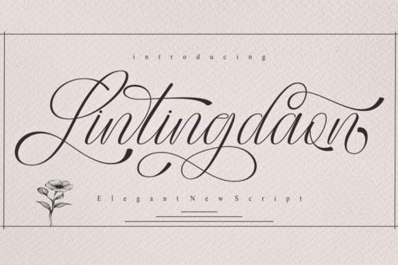 Lintingdaon Script: Bringing Elegant Swashes to Your Designs