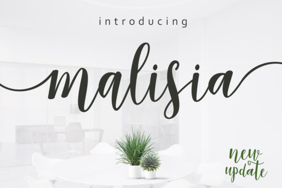 Malisia Script: Blending Modern Elegance with Natural Flow