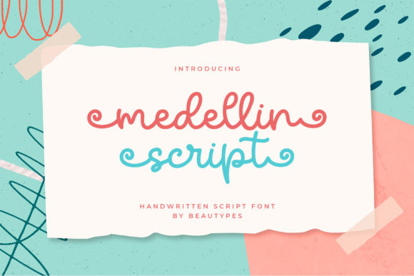 Medellin Script: The Hand-Lettered Font for Authentic Design