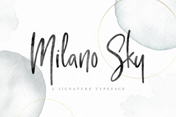 Milano Sky Script: A Modern Calligraphy Font for Bold Brands