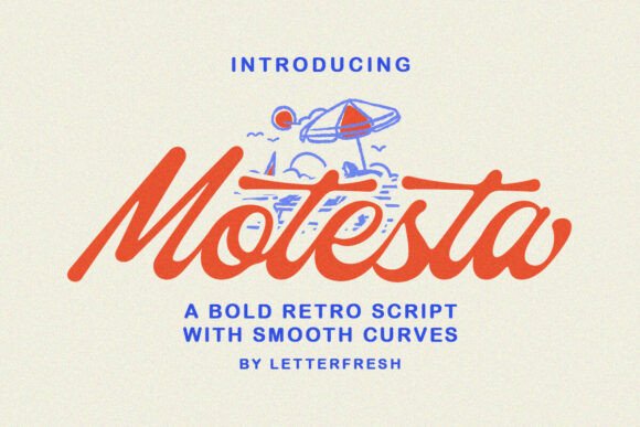 Motesta Script: Blending Nostalgic Charm with Modern Design