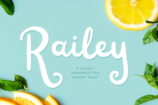 Railey Script: Modern Handwritten Font for Creative Projects