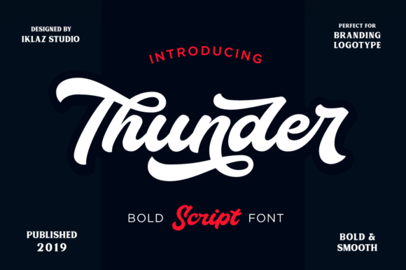 Thunder Script: Bold, Hand-Lettered Character for Standout Design